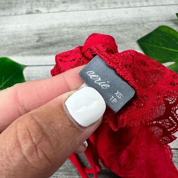 Aerie ribbed lace bralette - Picture 2 of 6